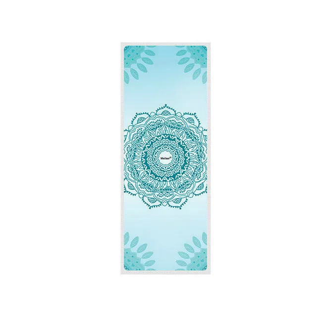183*68cm*1mm Suede Natural Rubber Yoga Mat Anti Slip Sweat Absorption Yoga Pad Fitness Gym Sports Exercise Pad Yoga Mats