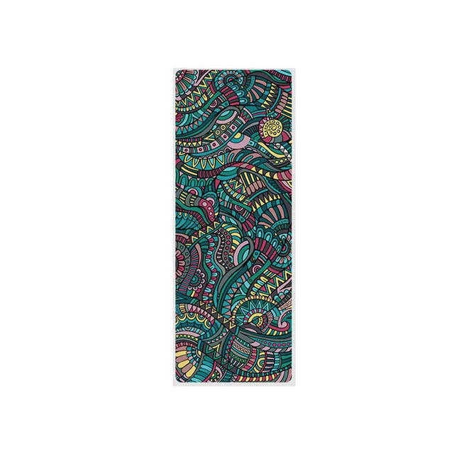 183*68cm*1mm Suede Natural Rubber Yoga Mat Anti Slip Sweat Absorption Yoga Pad Fitness Gym Sports Exercise Pad Yoga Mats