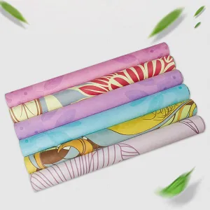 183*68cm*1mm Suede Natural Rubber Yoga Mat Anti Slip Sweat Absorption Yoga Pad Fitness Gym Sports Exercise Pad Yoga Mats