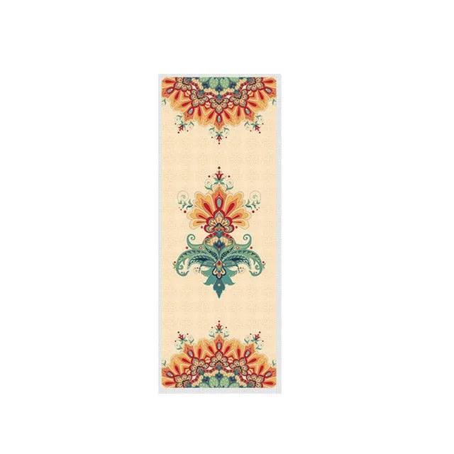 183*68cm*1mm Suede Natural Rubber Yoga Mat Anti Slip Sweat Absorption Yoga Pad Fitness Gym Sports Exercise Pad Yoga Mats