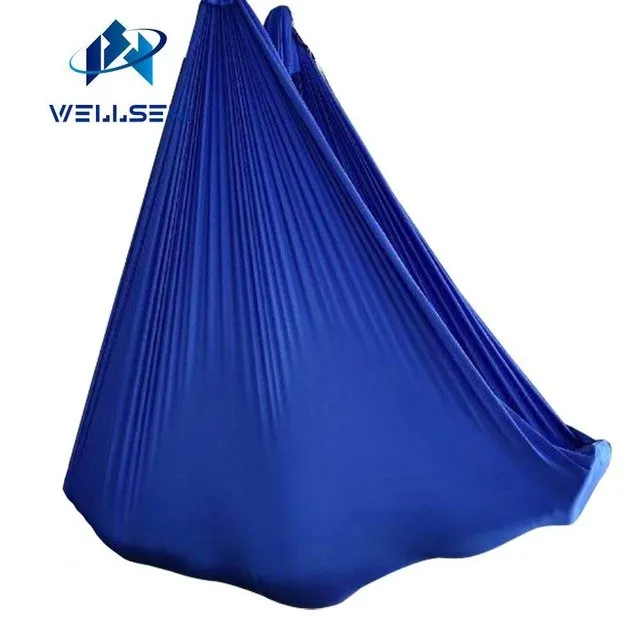 20 colors choice 5m/sets  Aerial Flying Anti-gravity Yoga Hammock Swing  Yoga body building workout fitness equipment freedrop