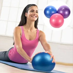 25cm PVC Mini Yoga Ball Physical Fitness Gym Balls for Appliance Exercise Balance Ball Home Trainer Pods Pilates CrossFit