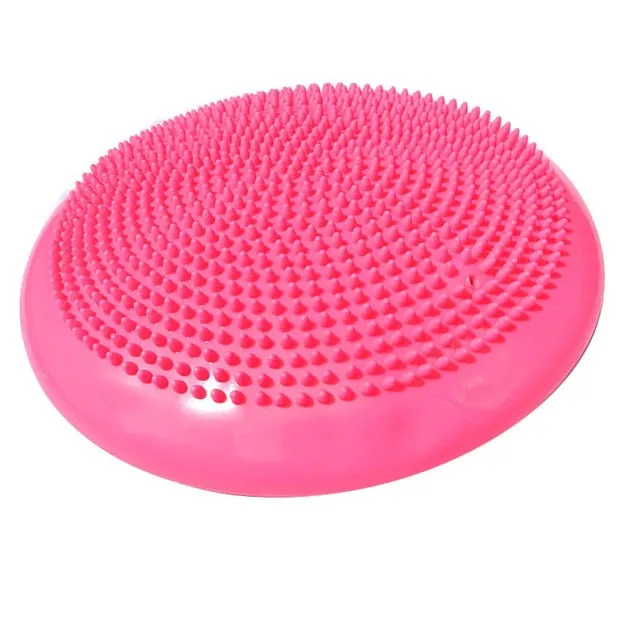 33x33cm Inflatable Yoga Massage Ball Durable Universal Sports Gym Fitness Yoga Wobble Stability Balance Disc Massage Cushion Mat