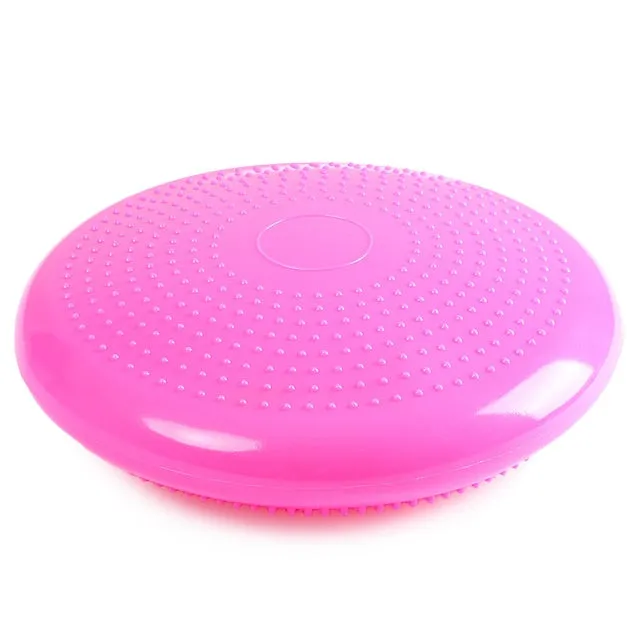 33x33cm Inflatable Yoga Massage Ball Durable Universal Sports Gym Fitness Yoga Wobble Stability Balance Disc Massage Cushion Mat