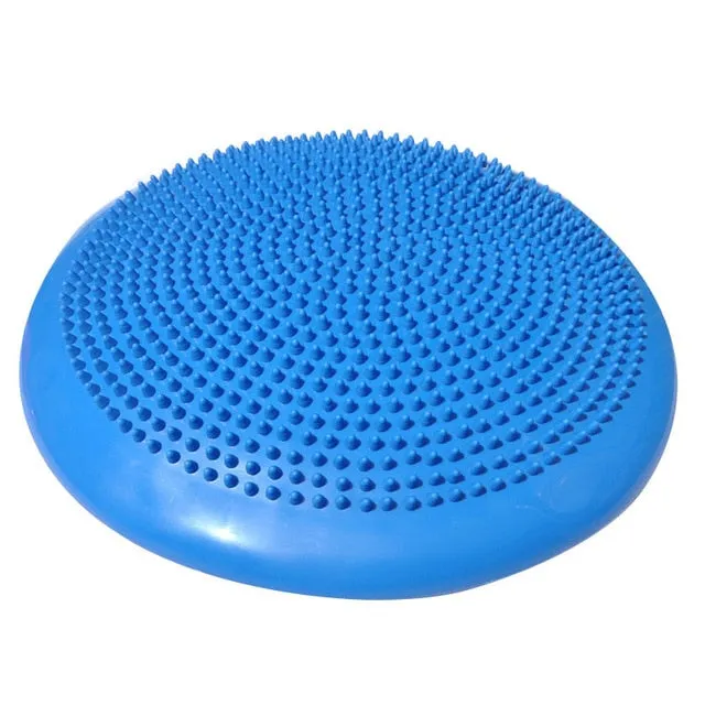 33x33cm Inflatable Yoga Massage Ball Durable Universal Sports Gym Fitness Yoga Wobble Stability Balance Disc Massage Cushion Mat