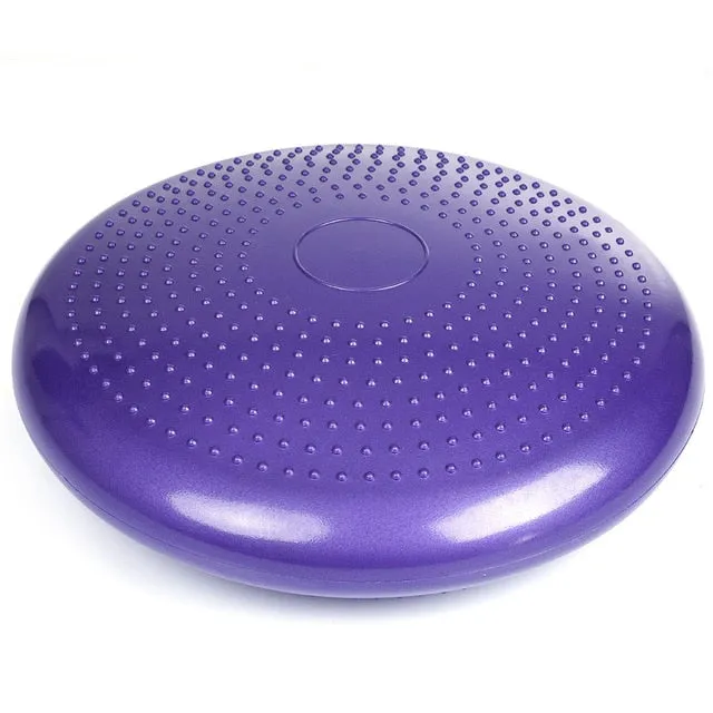 33x33cm Inflatable Yoga Massage Ball Durable Universal Sports Gym Fitness Yoga Wobble Stability Balance Disc Massage Cushion Mat