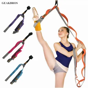3M Yoga Stretch Belt Door Flexibility Stretching Leg Strap Extender for Ballet Cheer Dance Gymnastics Trainer Resistance Bands