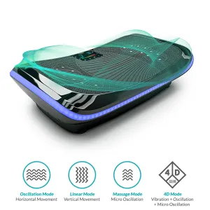 4D Vibration Plate with Triple Motors with Bluetooth Speakers