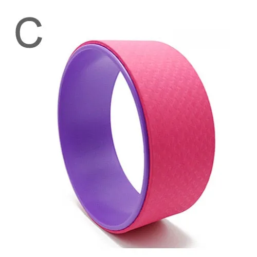 ABS Gym Workout Yoga Wheel Back Training Tool TPE Yoga Circles Pilates Professional Waist Shape Bodybuilding For Fitness Dance