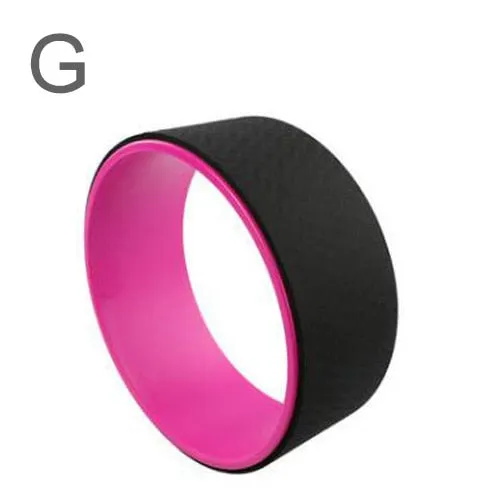 ABS Gym Workout Yoga Wheel Back Training Tool TPE Yoga Circles Pilates Professional Waist Shape Bodybuilding For Fitness Dance
