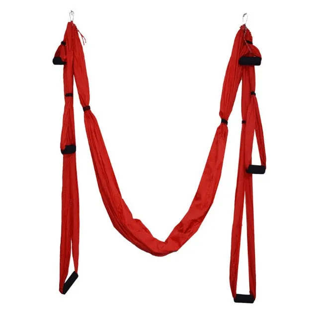 Anti-Gravity yoga hammock fabric Yoga Flying Swing  Aerial Traction Device Yoga hammock set Equipment for Pilates body shaping