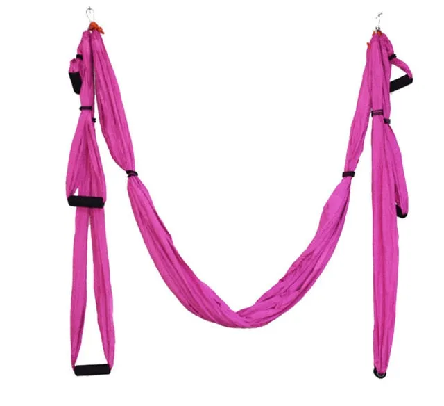 Anti-Gravity yoga hammock fabric Yoga Flying Swing  Aerial Traction Device Yoga hammock set Equipment for Pilates body shaping