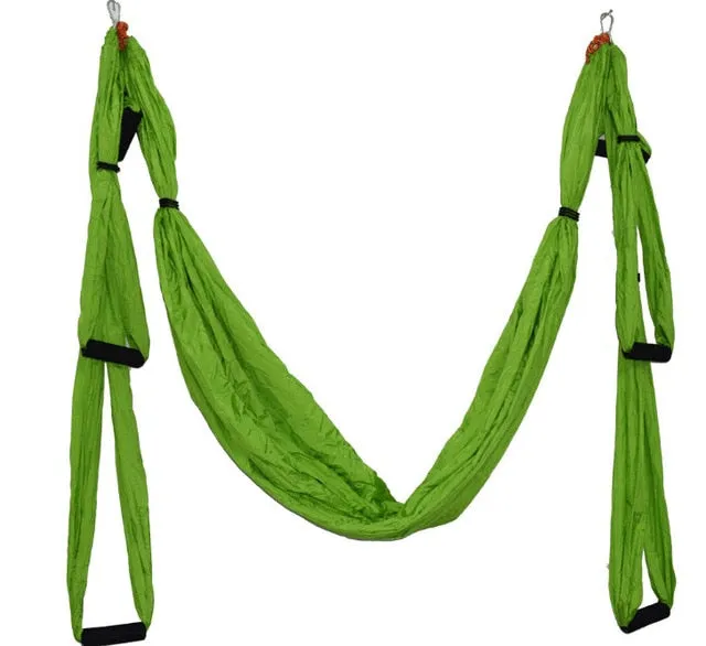 Anti-Gravity yoga hammock fabric Yoga Flying Swing  Aerial Traction Device Yoga hammock set Equipment for Pilates body shaping