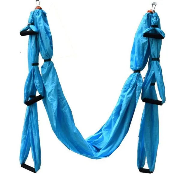 Anti-Gravity yoga hammock fabric Yoga Flying Swing  Aerial Traction Device Yoga hammock set Equipment for Pilates body shaping
