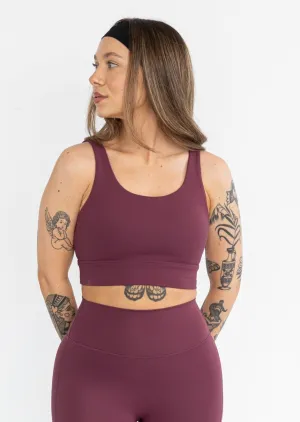 Aria Sports Bra 2.0 Burgundy