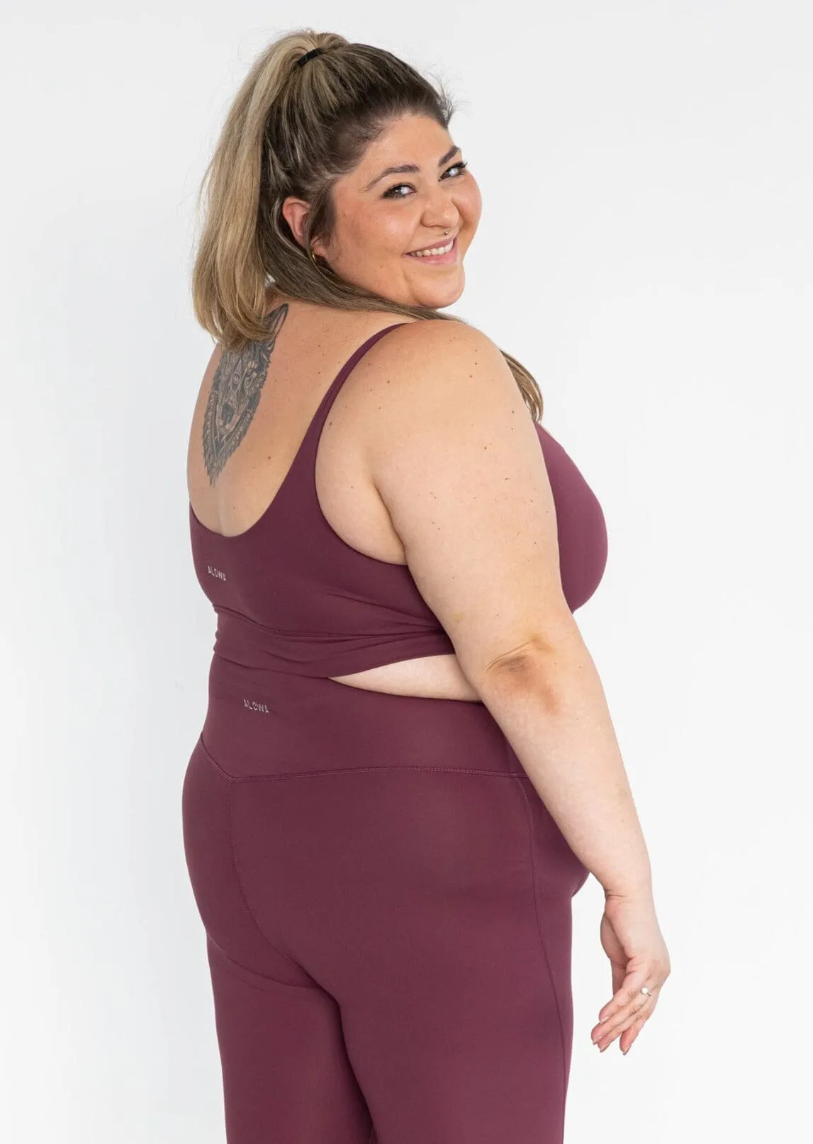 Aria Sports Bra 2.0 Burgundy