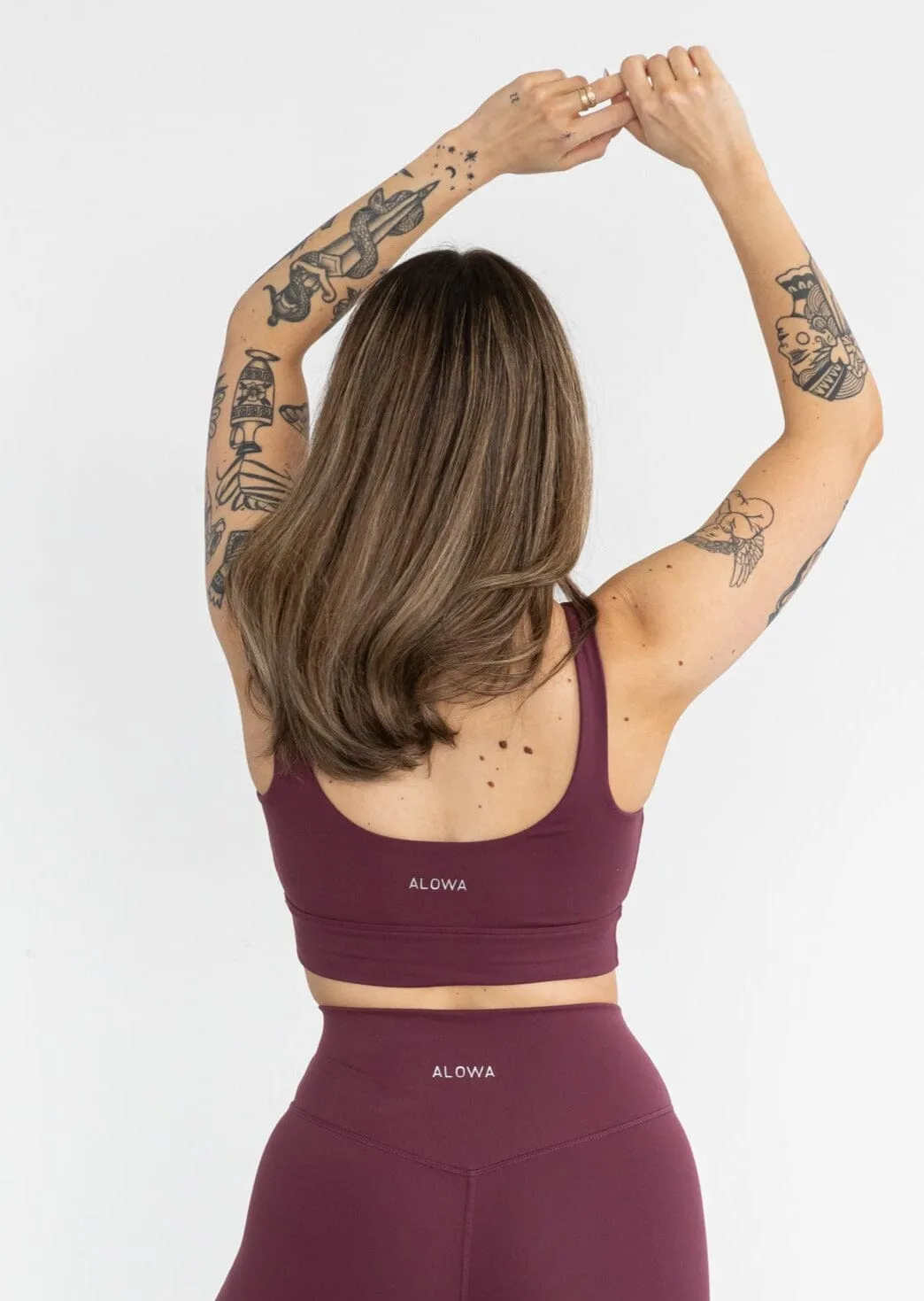 Aria Sports Bra 2.0 Burgundy