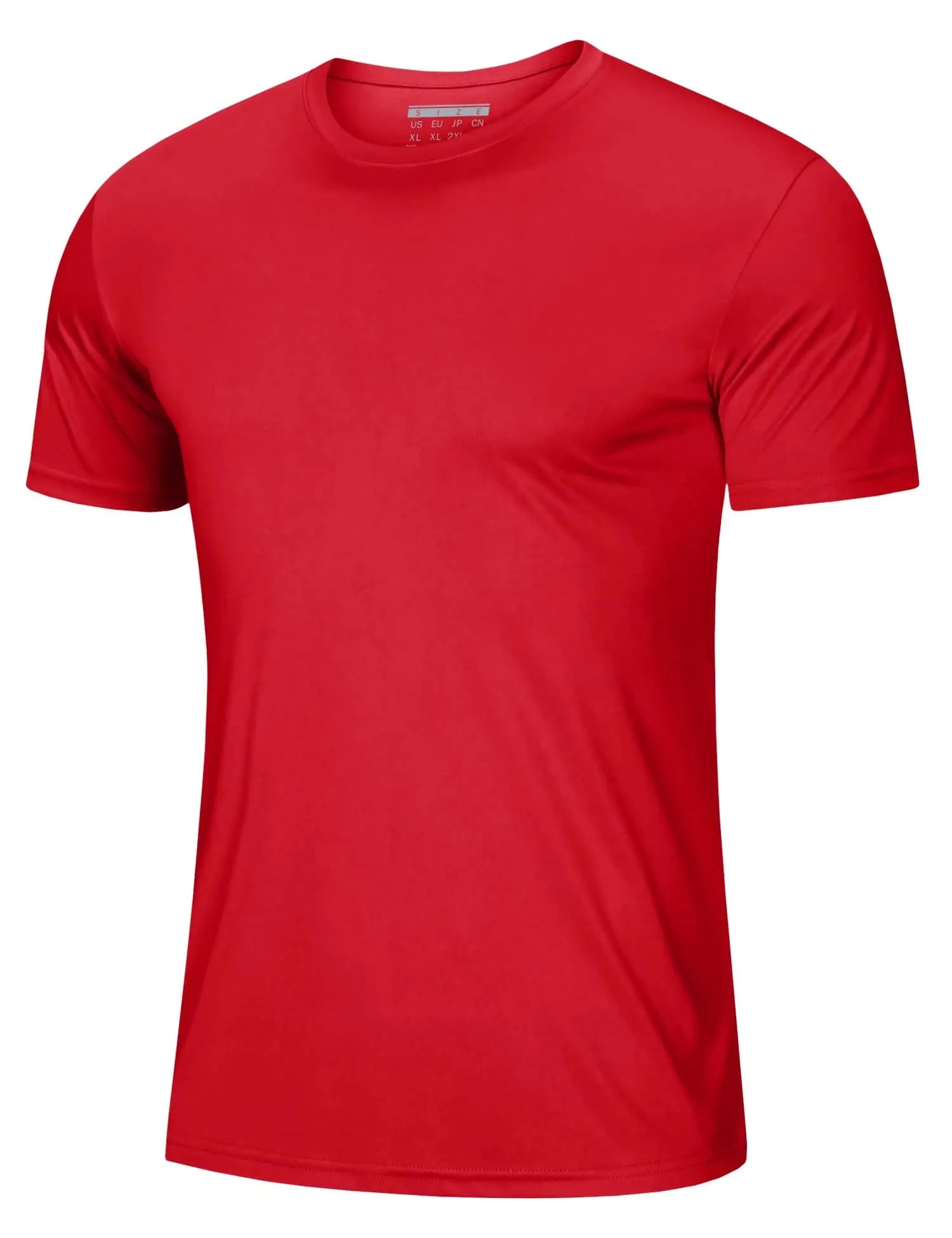 Athletic T-Shirts for Men Soccer Shirts Quick Dry Top Tee Rash Guards Running Shirt Dry Fit Lightweight Sun Shirts Gym Active T-Shirt