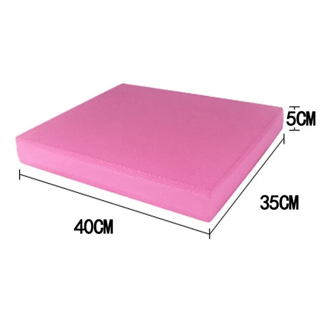 Balance Pad Non Slid Yoga Pad Training Comprehensive Fitness Exercise Unisex Home Yoga Mat Foam Gymnastics Balance Gym Mats