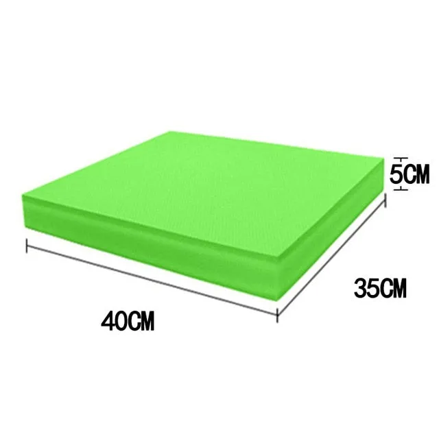 Balance Pad Non Slid Yoga Pad Training Comprehensive Fitness Exercise Unisex Home Yoga Mat Foam Gymnastics Balance Gym Mats