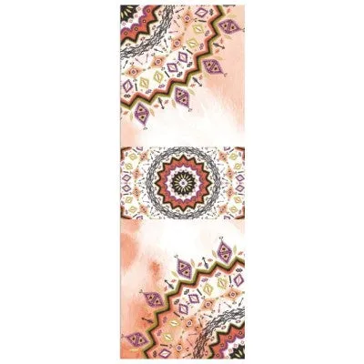 Beautiful Pattern Print New Yoga Towel Sweat Anti-skid Portable Gym Blanket Exercise Yoga Mat Towel Pilates Towel Yoga Mat Cover