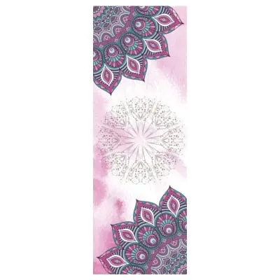 Beautiful Pattern Print New Yoga Towel Sweat Anti-skid Portable Gym Blanket Exercise Yoga Mat Towel Pilates Towel Yoga Mat Cover