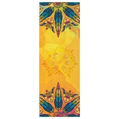 Beautiful Pattern Print New Yoga Towel Sweat Anti-skid Portable Gym Blanket Exercise Yoga Mat Towel Pilates Towel Yoga Mat Cover
