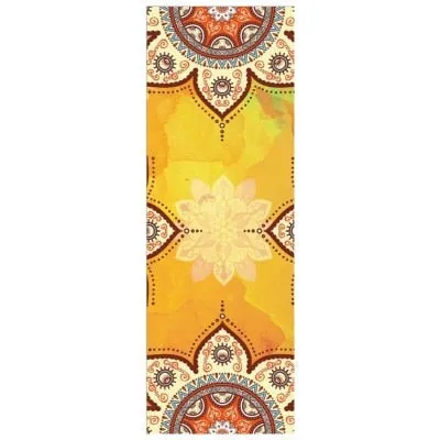 Beautiful Pattern Print New Yoga Towel Sweat Anti-skid Portable Gym Blanket Exercise Yoga Mat Towel Pilates Towel Yoga Mat Cover
