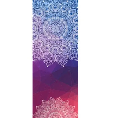 Classic Mandola Yoga Towel 183*65 Diamond Texture Non Slip Portable Travel Yoga Mat Towel Mat Cover Pilates Fitness Yoga Blanket