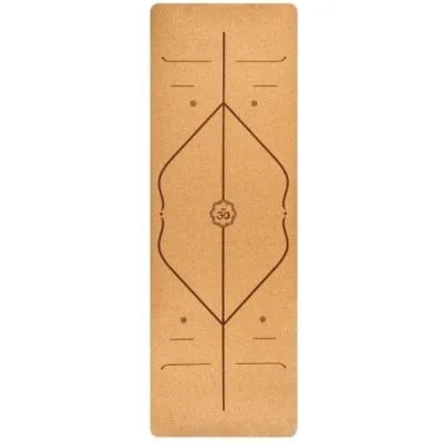 Cork Rubber Multi Use Activity Non Slip Yoga Mat for Pilates Fitness Hot Yoga Eco-friendly Non Slip Exercise Mats 183cm*68cm*5mm