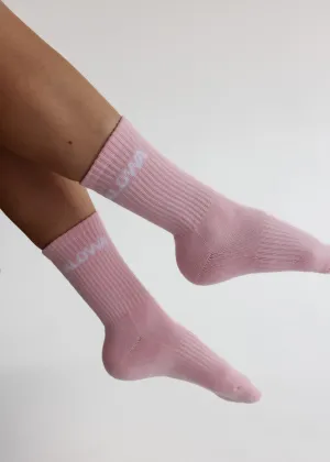Crew Socks Baby Pink
