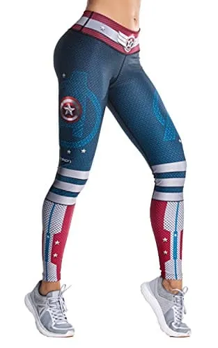 Drakon Leggings Women??s Activewear Workout Pants Printed Compression Pants Yoga Tights