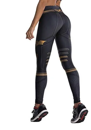 Drakon Leggings Women??s Activewear Workout Pants Printed Compression Pants Yoga Tights