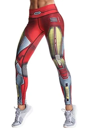 Drakon Leggings Women??s Activewear Workout Pants Printed Compression Pants Yoga Tights