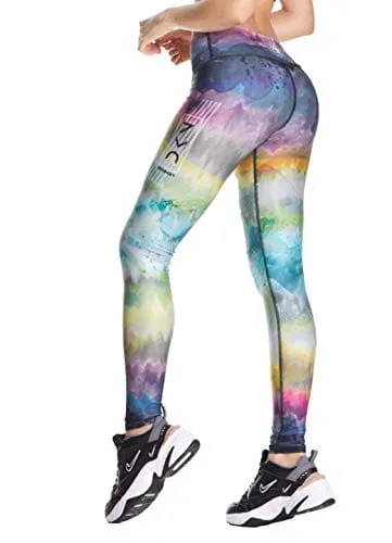 Drakon Leggings Women??s Activewear Workout Pants Printed Compression Pants Yoga Tights