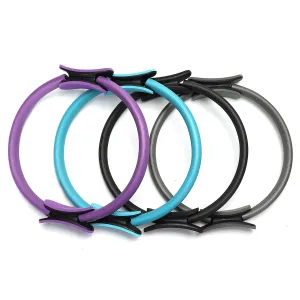 Dual Grip Pilates Ring Magic Circle Body Sport Exercise Fitness Weight Slimming Yoga Tool  Gym Workout Back Training