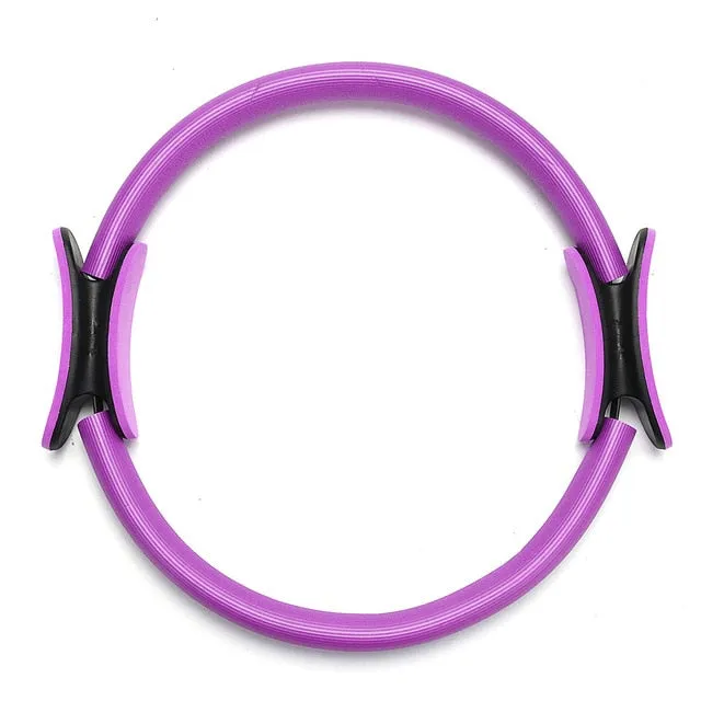 Dual Grip Pilates Ring Magic Circle Body Sport Exercise Fitness Weight Slimming Yoga Tool  Gym Workout Back Training