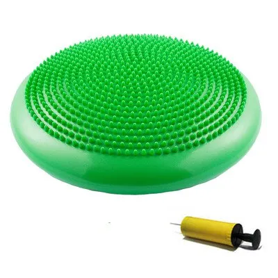 Durable Inflatable Yoga Massage Ball Pad Universal Sports Gym Fitness Yoga Wobble Stability Balance Disc Cushion Mat