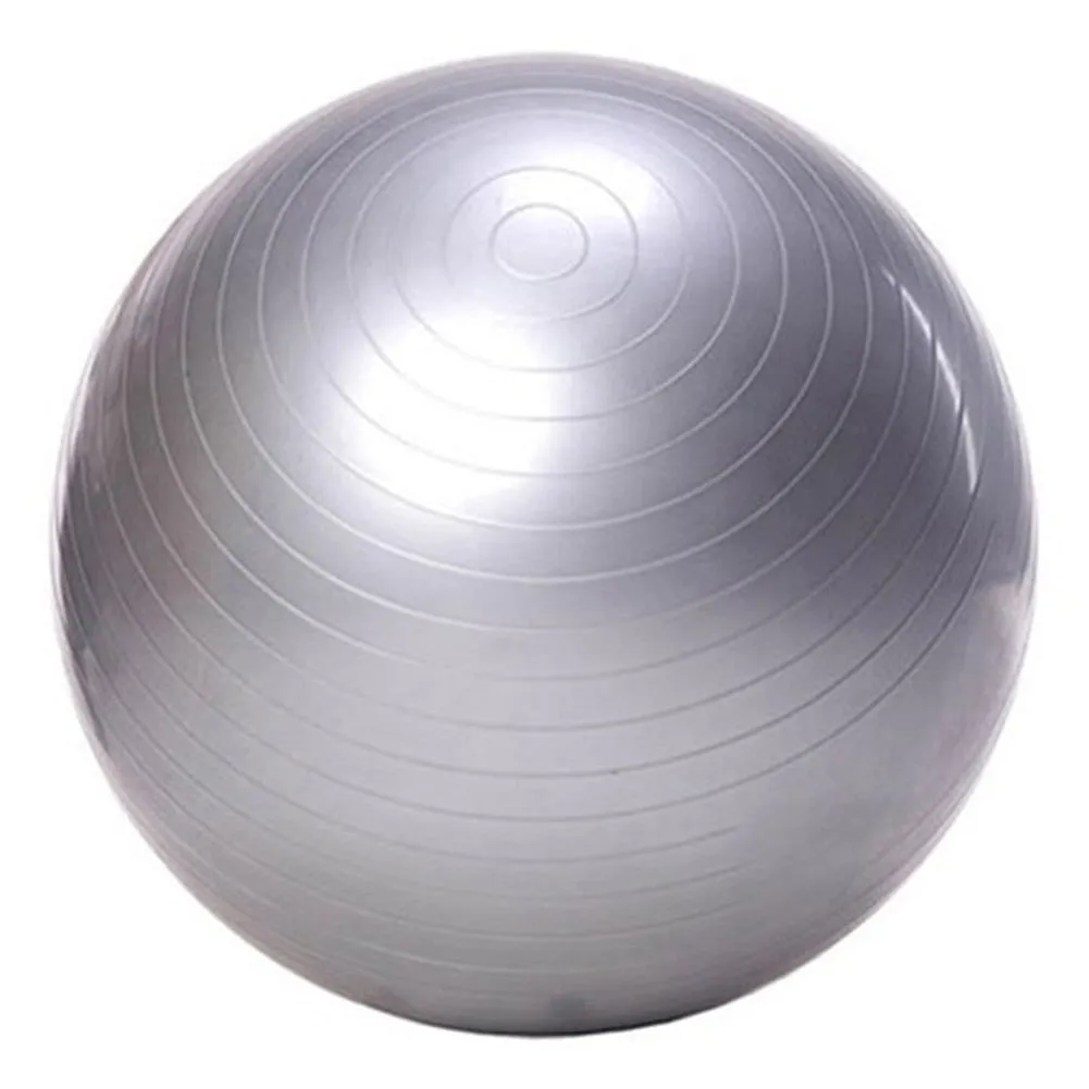 Exercise Ball Yoga Ball Free Pump- Burst Resistant Fitness Balls,75/65cm,Ideal for Yoga Pilaties Abs and Core Workouts blue/gray