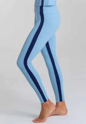 Expression Leggings mit hohem Bund ?C Dusty Baby Blue