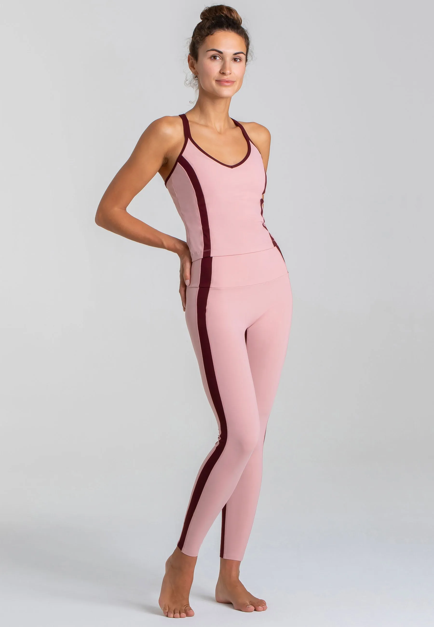 Expression Leggings mit hohem Bund ?C Rose Blossom