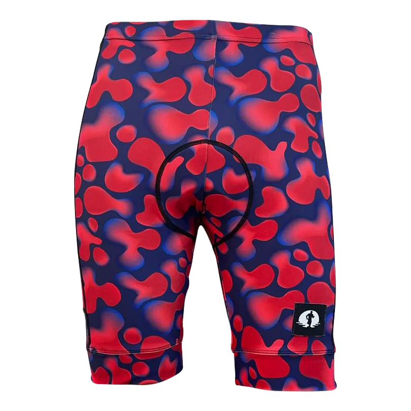 Funky Cycling Shorts - Lava