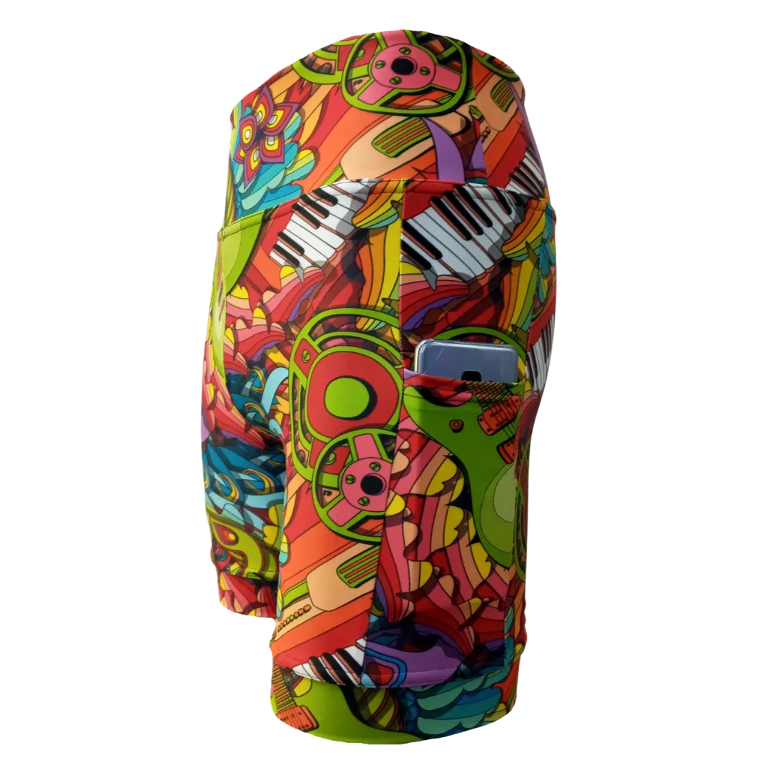 High Waist Funky Pants - 60s Twist