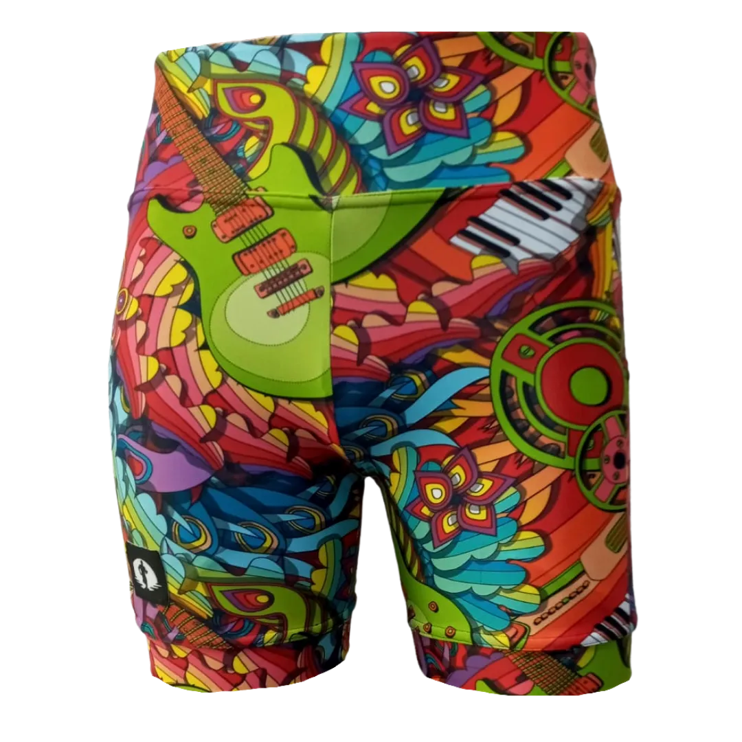 High Waist Funky Pants - 60s Twist