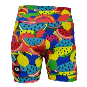 High Waist Funky Pants - Melons