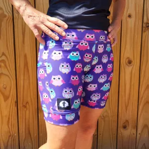 High Waist Funky Pants - Owls