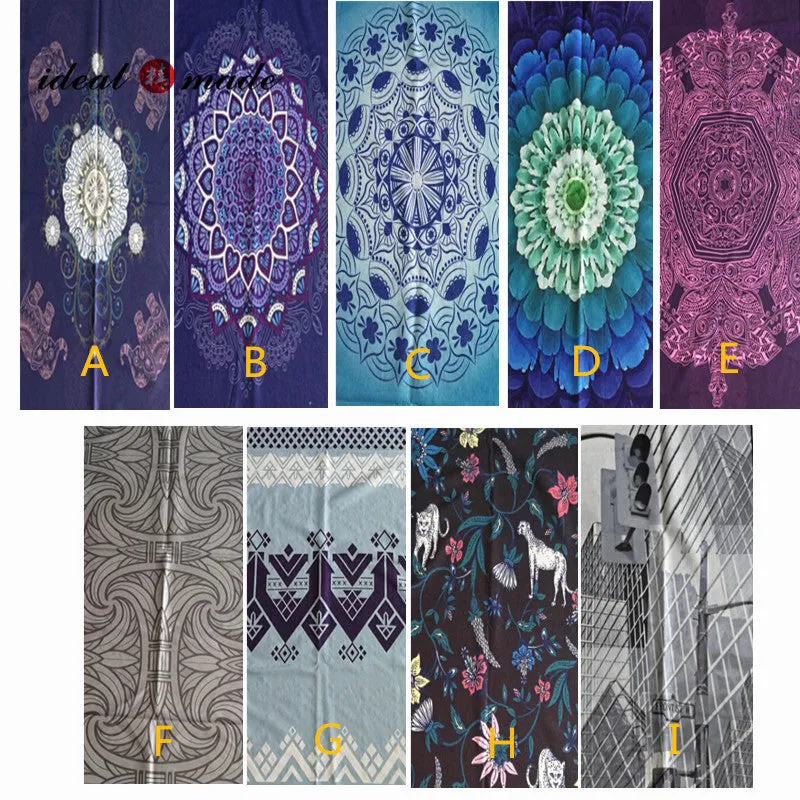 idealmade Non Slip Yoga Mat Cover Towel Blanket Sport Fitness Exercise Pilates Workout HOT