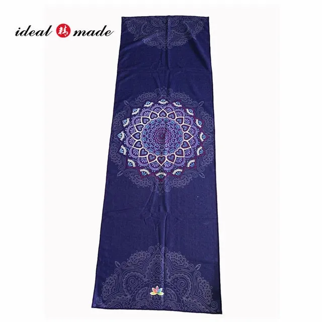idealmade Non Slip Yoga Mat Cover Towel Blanket Sport Fitness Exercise Pilates Workout HOT