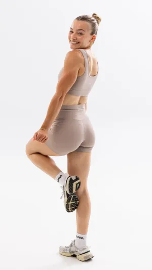 Kayli Biker 5" Taupe