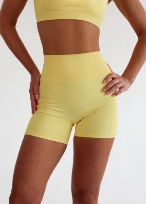 Kayli Biker with pockets 5" Buttercup
